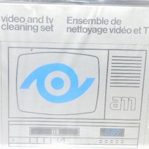 Beta Machine Video & TV CLEANING Set Vhs Tapes Vintage Beta Tape Vintage TV